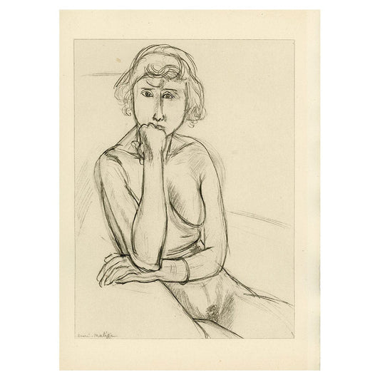 Henri Matisse - Planche XXIII From "Cinquante Dessins"