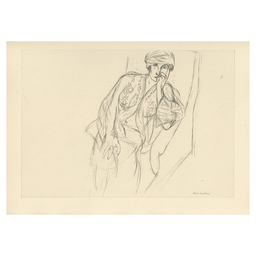 Henri Matisse - Planche XXIV From "Cinquante Dessins"