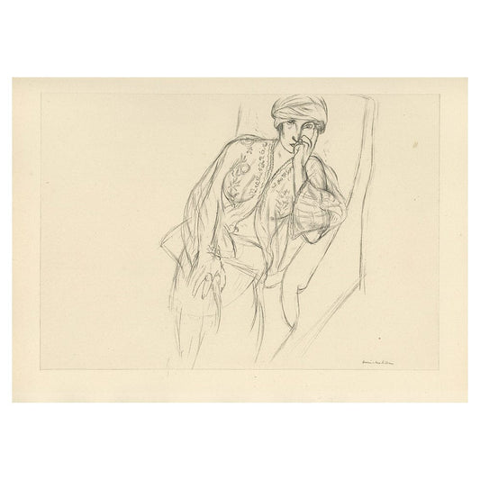 Henri Matisse - Planche XXIV From "Cinquante Dessins"