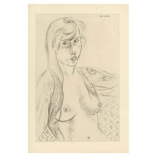Henri Matisse - Planche XXV From "Cinquante Dessins"