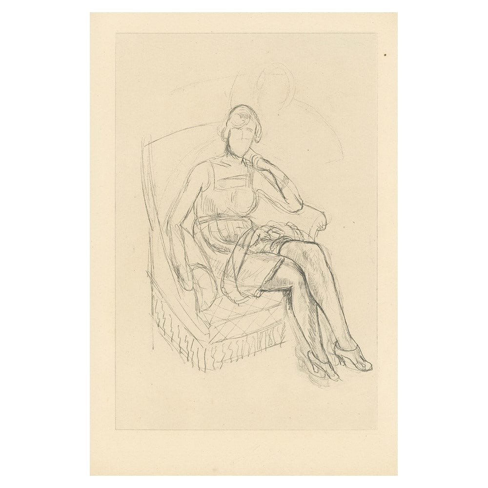 Henri Matisse - Planche XI From "Cinquante Dessins"