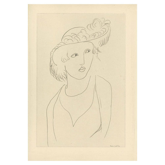 Henri Matisse - Planche XXXIII From "Cinquante Dessins"