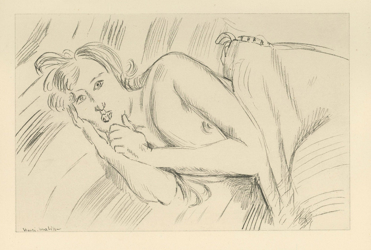 Henri Matisse - Planche XXXVI From "Cinquante Dessins"