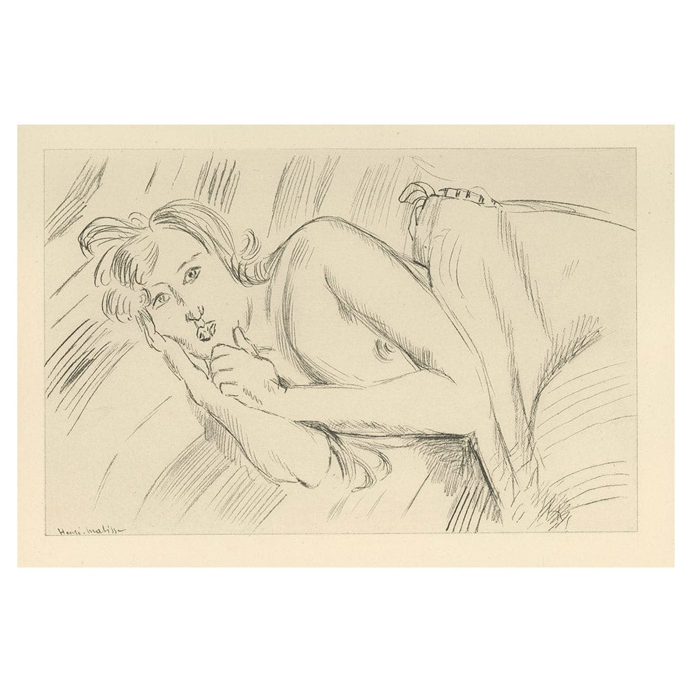 Henri Matisse - Planche XXXVI From "Cinquante Dessins"
