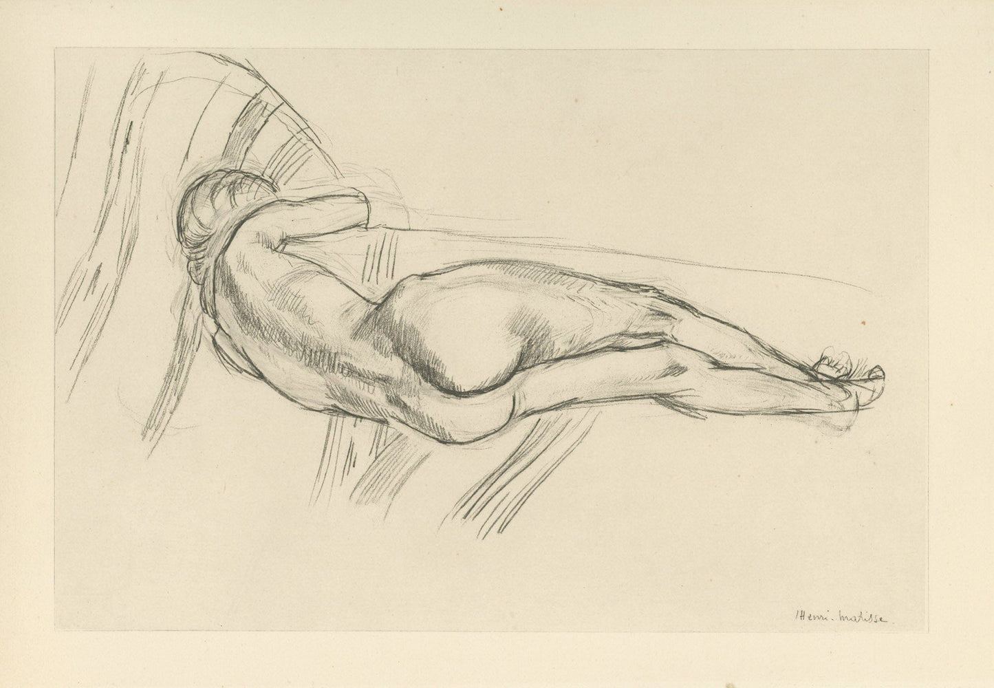 Henri Matisse - Planche XXXVII From "Cinquante Dessins"