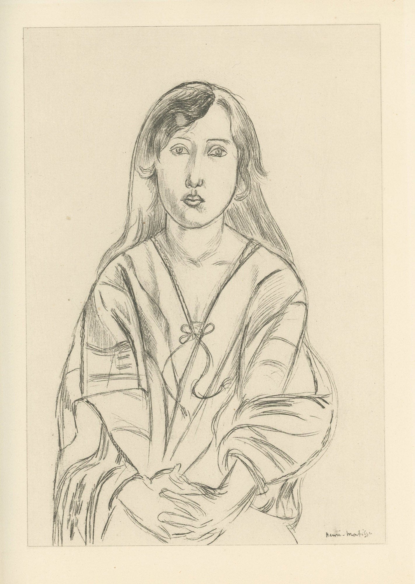 Henri Matisse - Planche XLI From "Cinquante Dessins"