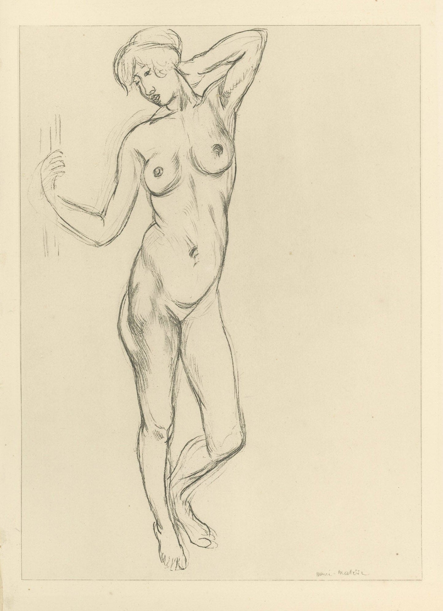 Henri Matisse - Planche XLIV From "Cinquante Dessins"