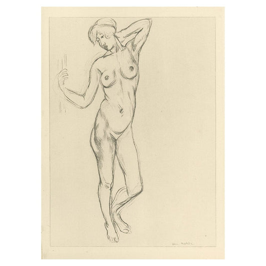 Henri Matisse - Planche XLIV From "Cinquante Dessins"