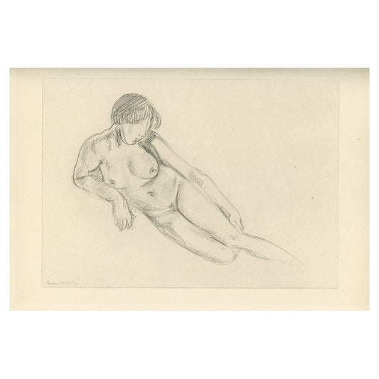 Henri Matisse - Planche XLV From "Cinquante Dessins"