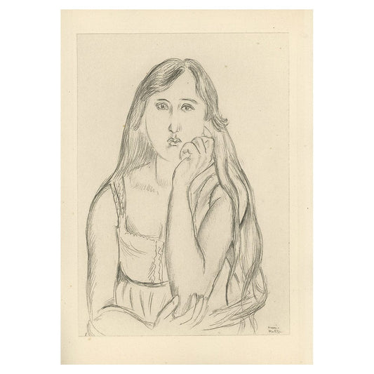 Henri Matisse - Planche XLVII From "Cinquante Dessins"