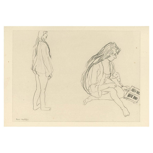 Henri Matisse - Planche LI From "Cinquante Dessins"
