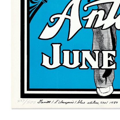 Muddy Waters: Antone's 1980, Hand Signed Limited Edition Second Printing Art Gold & Silver Pawn Shop