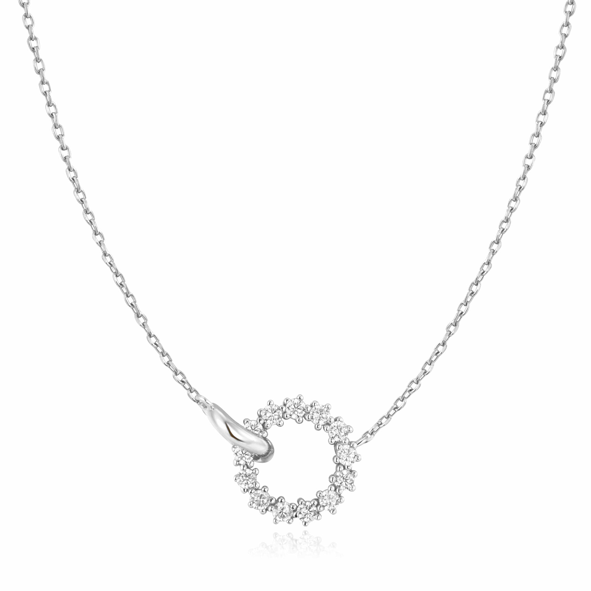 Ania Haie "Miss Twinkle" Pave Necklace Gold & Silver Pawn Shop Sterling silver