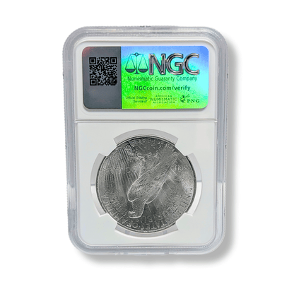 1925 Peace Dollar NGC BU