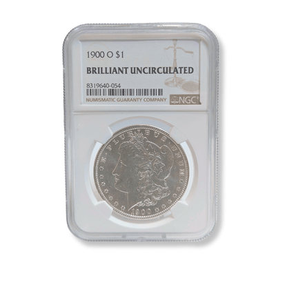 1900-O Morgan Silver Dollar NGC BU