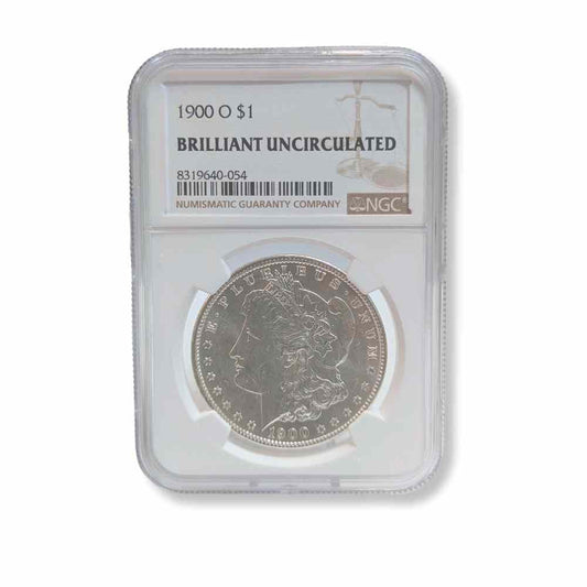 1900-O Morgan Silver Dollar NGC BU Thumbnail