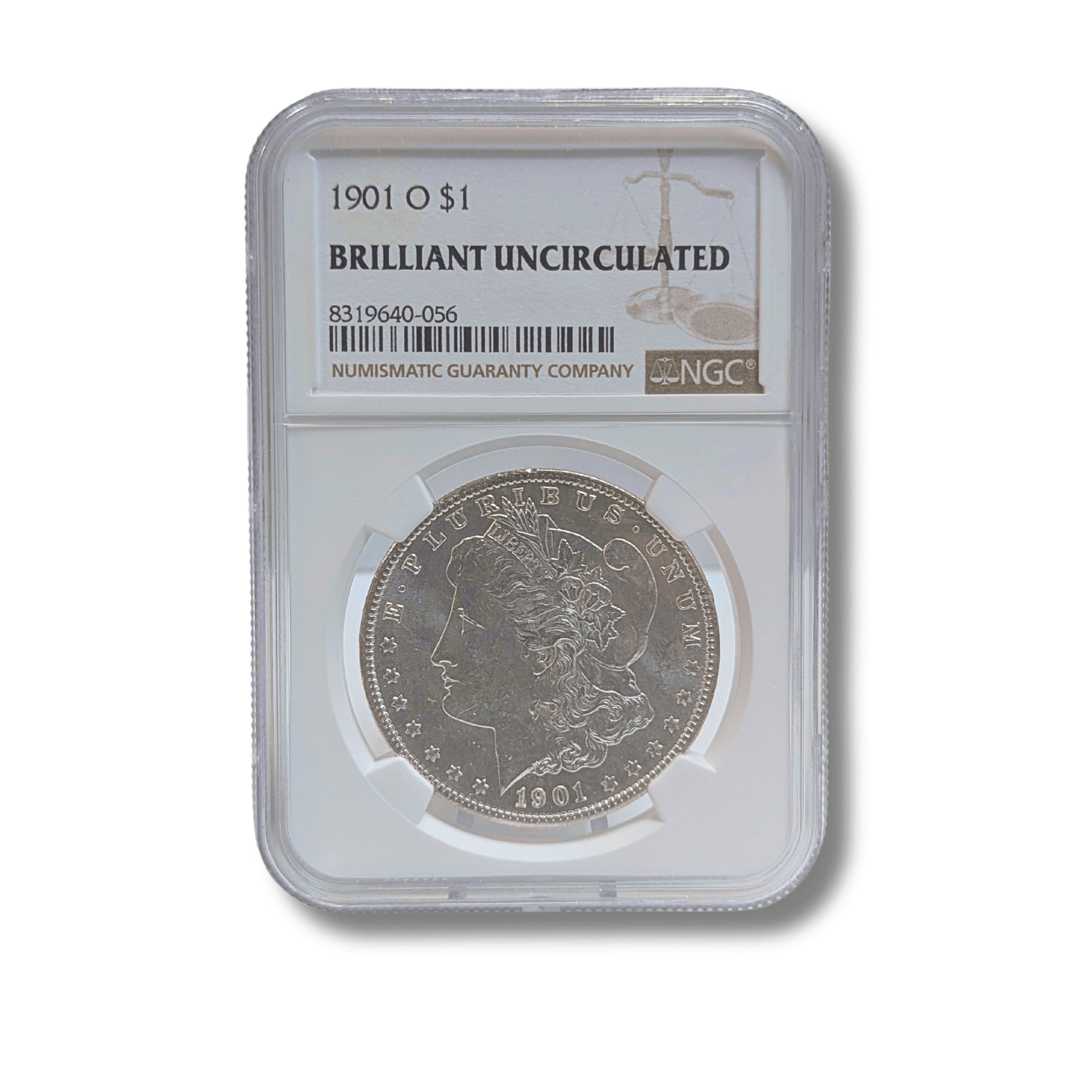 1901 O Morgan Silver Dollar NGC BU