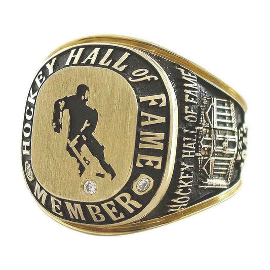 Hockey Hall of Fame Member gold ring