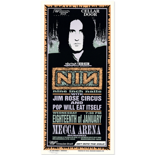 NIN at Mecca Arena Poster by Mark Arminski