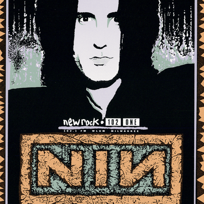 Detailed view of NIN at Mecca Arena Poster by Mark Arminski