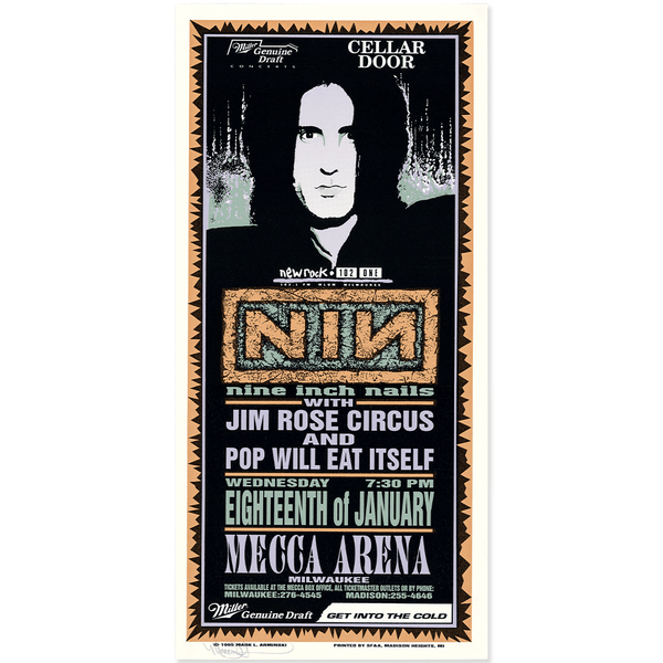 NIN (Nine Inch Nails): Downward Spiral Tour, 1995, Original Hand