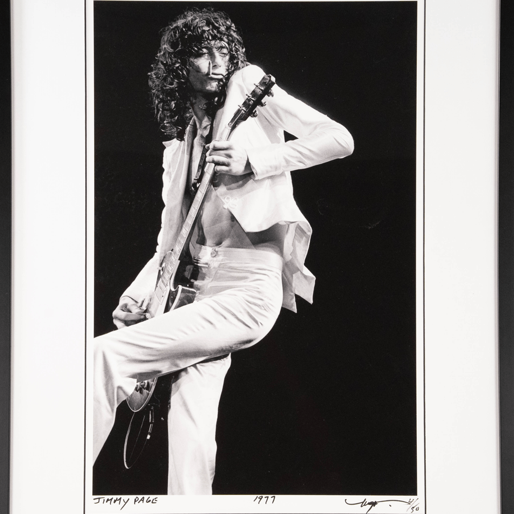 Neal Preston: Jimmy Page 1977 Art Gold & Silver Pawn Shop