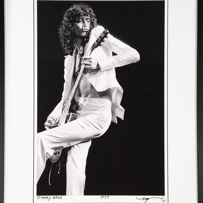 Neal Preston: Jimmy Page 1977 Art Gold & Silver Pawn Shop