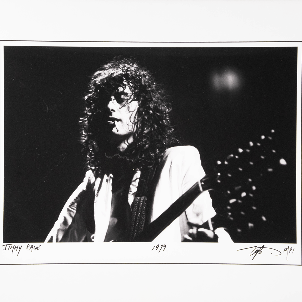 Neal Preston: Jimmy Page 1979 Art Gold & Silver Pawn Shop