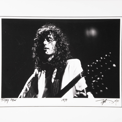 Neal Preston: Jimmy Page 1979 Art Gold & Silver Pawn Shop