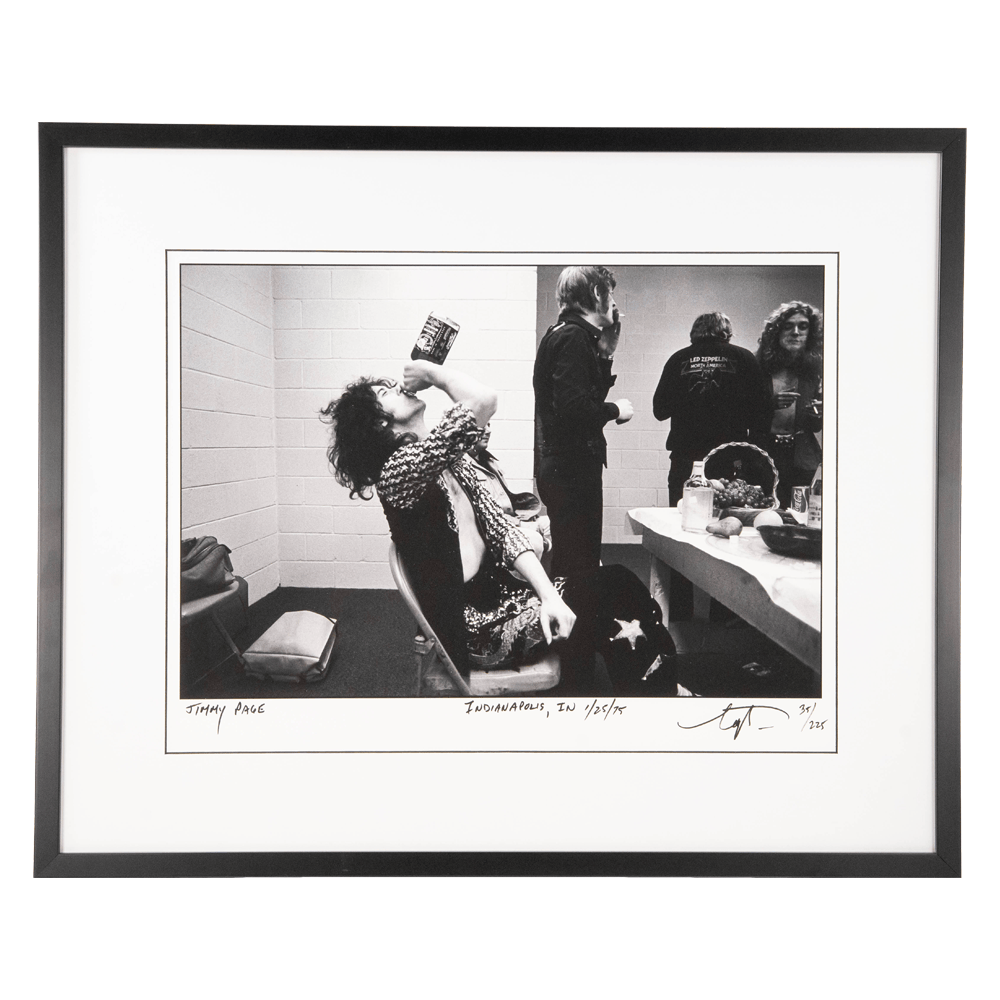 Neal Preston: Jimmy Page Indianapolis Art Gold & Silver Pawn Shop