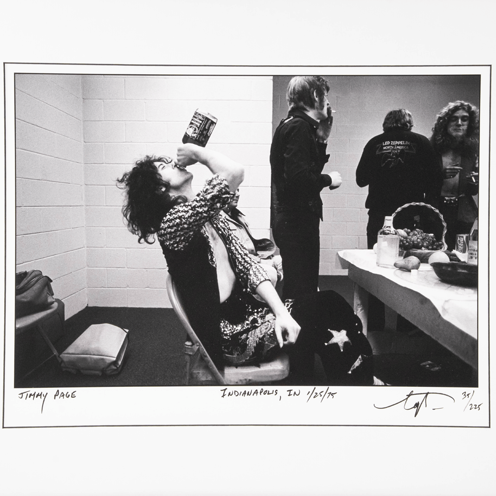 Neal Preston: Jimmy Page Indianapolis Art Gold & Silver Pawn Shop