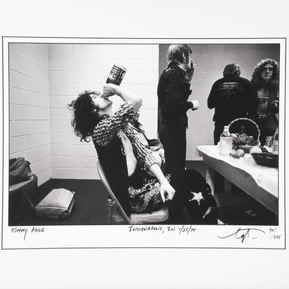 Neal Preston: Jimmy Page Indianapolis Art Gold & Silver Pawn Shop