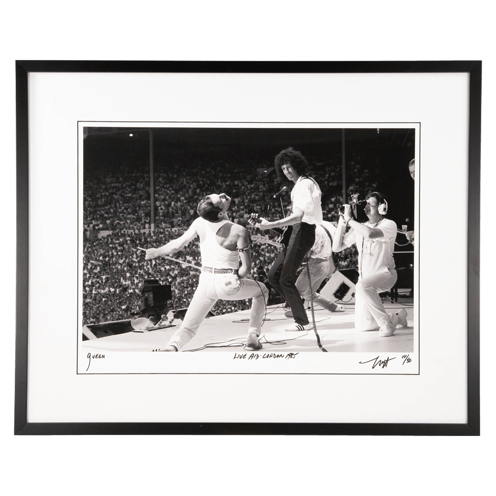 Neal Preston; Queen - Live Aid 1985 Art G S Pawn Framed