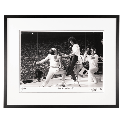 Neal Preston; Queen - Live Aid 1985 Art G S Pawn Framed