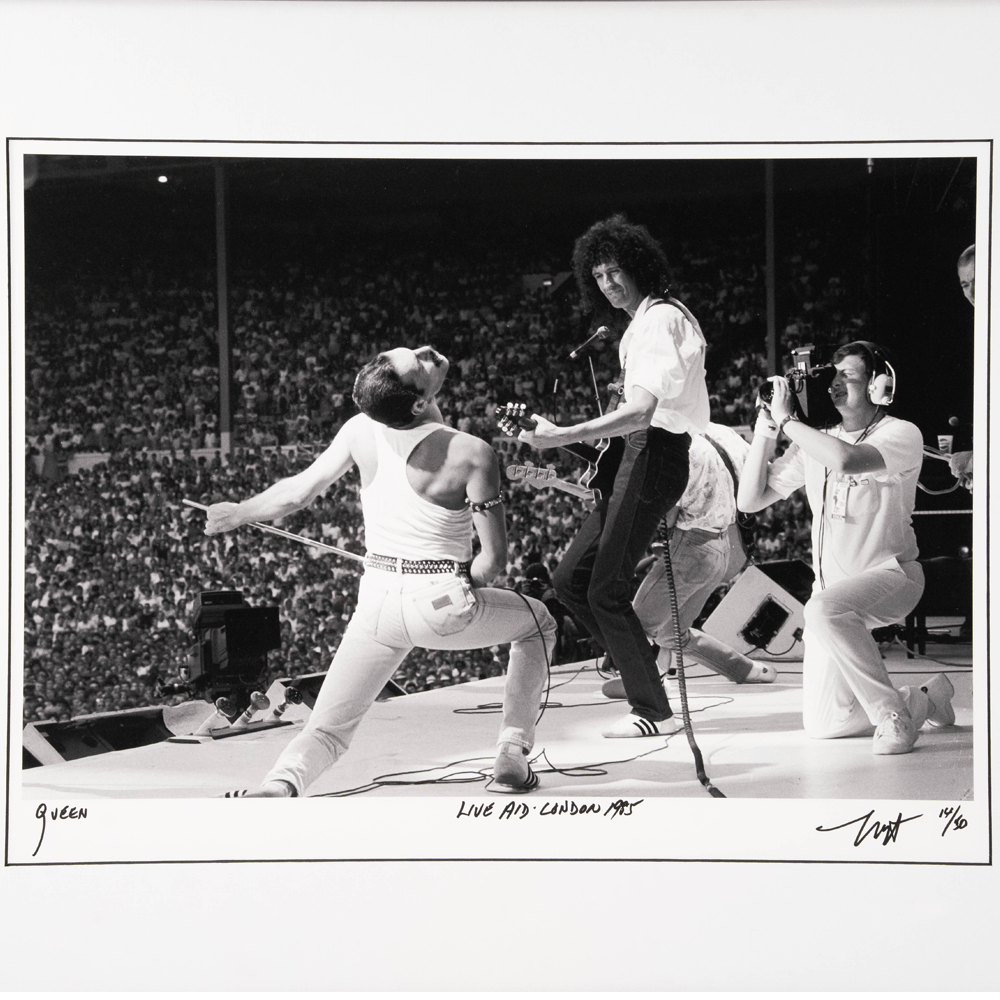Neal Preston: Queen Live AID 1985 Art Gold & Silver Pawn Shop