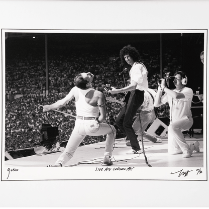 Neal Preston: Queen Live AID 1985 Art Gold & Silver Pawn Shop