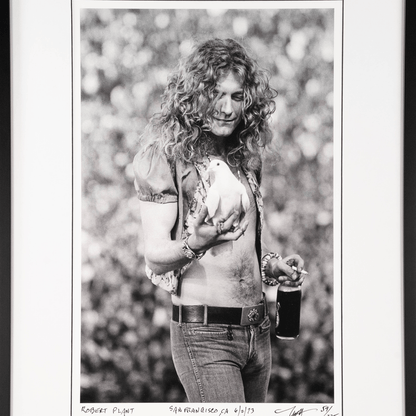 Neal Preston: Robert Plant Catches a Dove Art Gold & Silver Pawn Shop