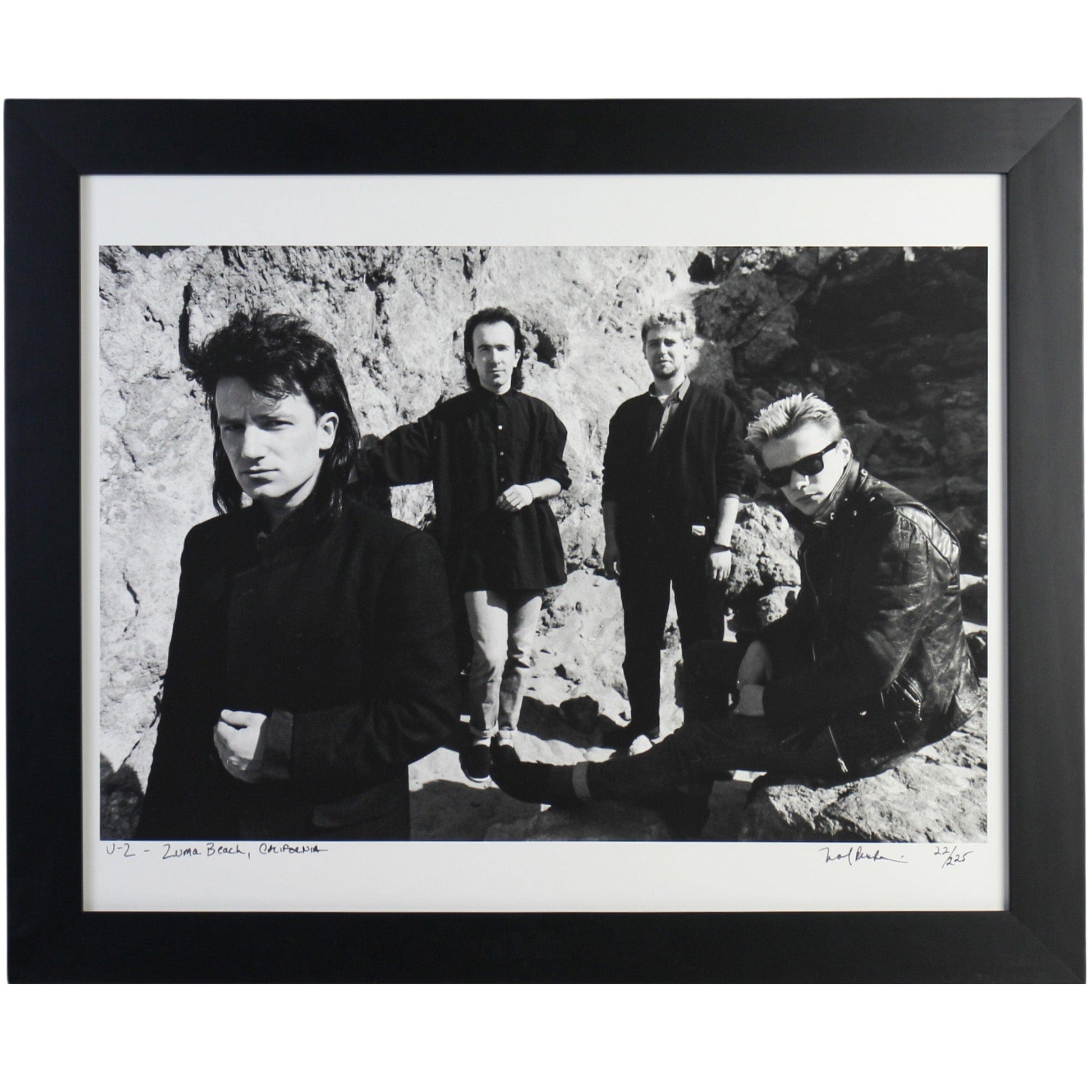 Neal Preston; U2 Zuma Beach California Frame