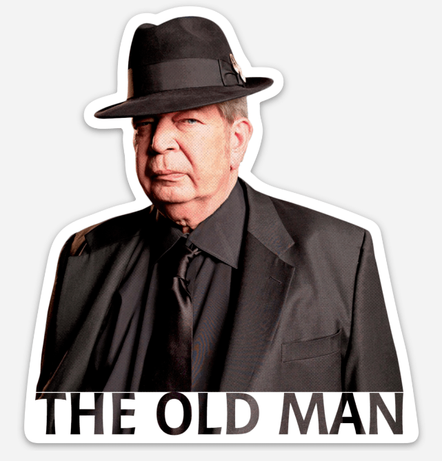THE OLD MAN Sticker – Gold & Silver Pawn Shop
