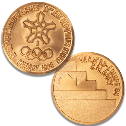 Calgary 1988 Winter Olympics Volunteer Participation Medal
Gold & Silver Pawn Shop