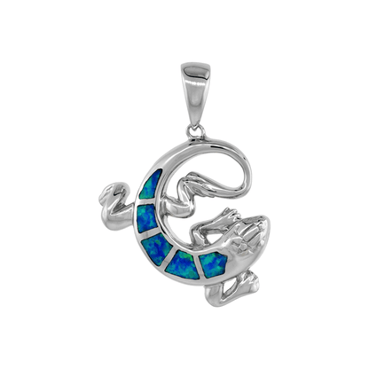 Sterling Silver Mosaic Opal Lizard Pendant
Gold & Silver Pawn Shop