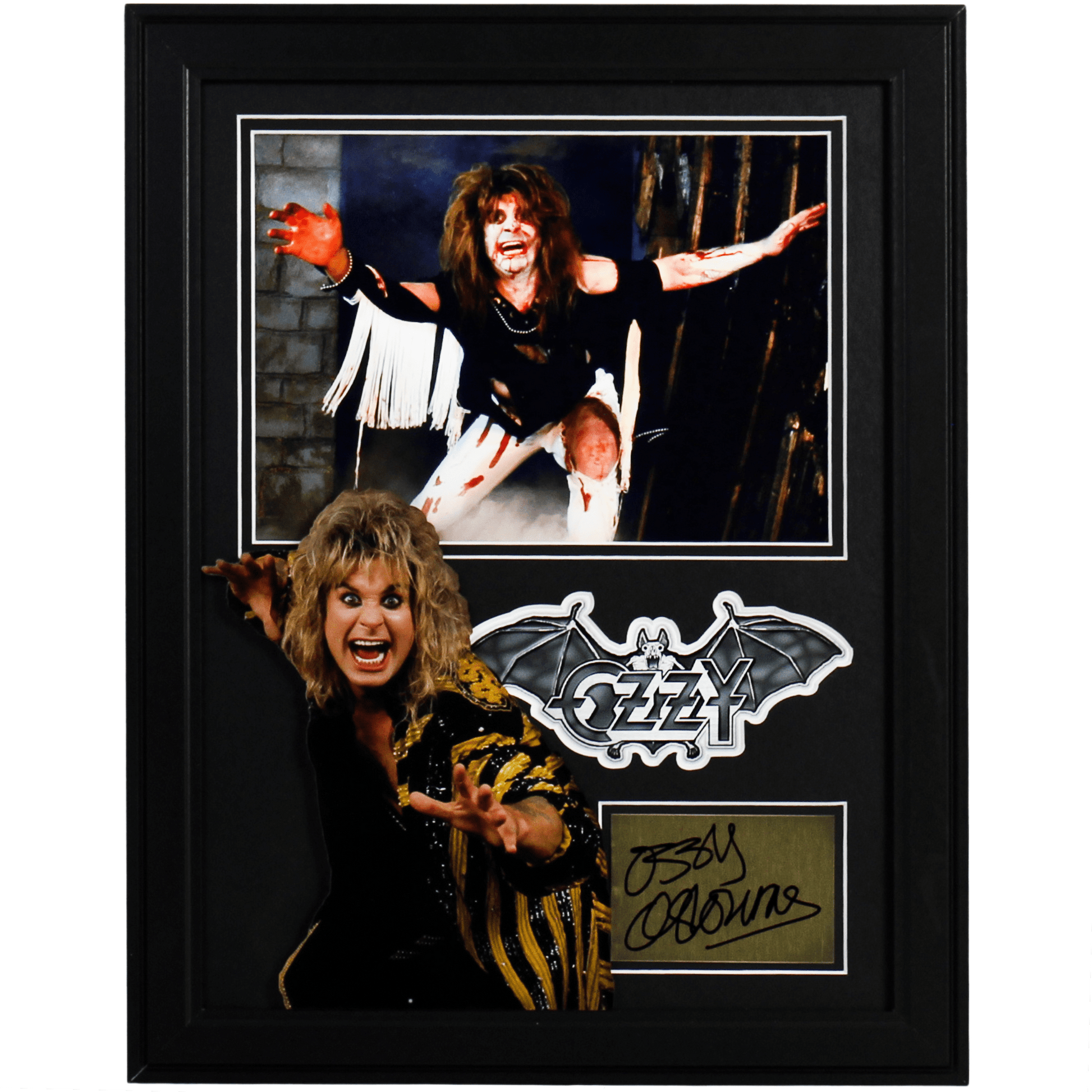 Ozzy Osbourne Facsimile Signed Memorabilia Gold & Silver Pawn Shop