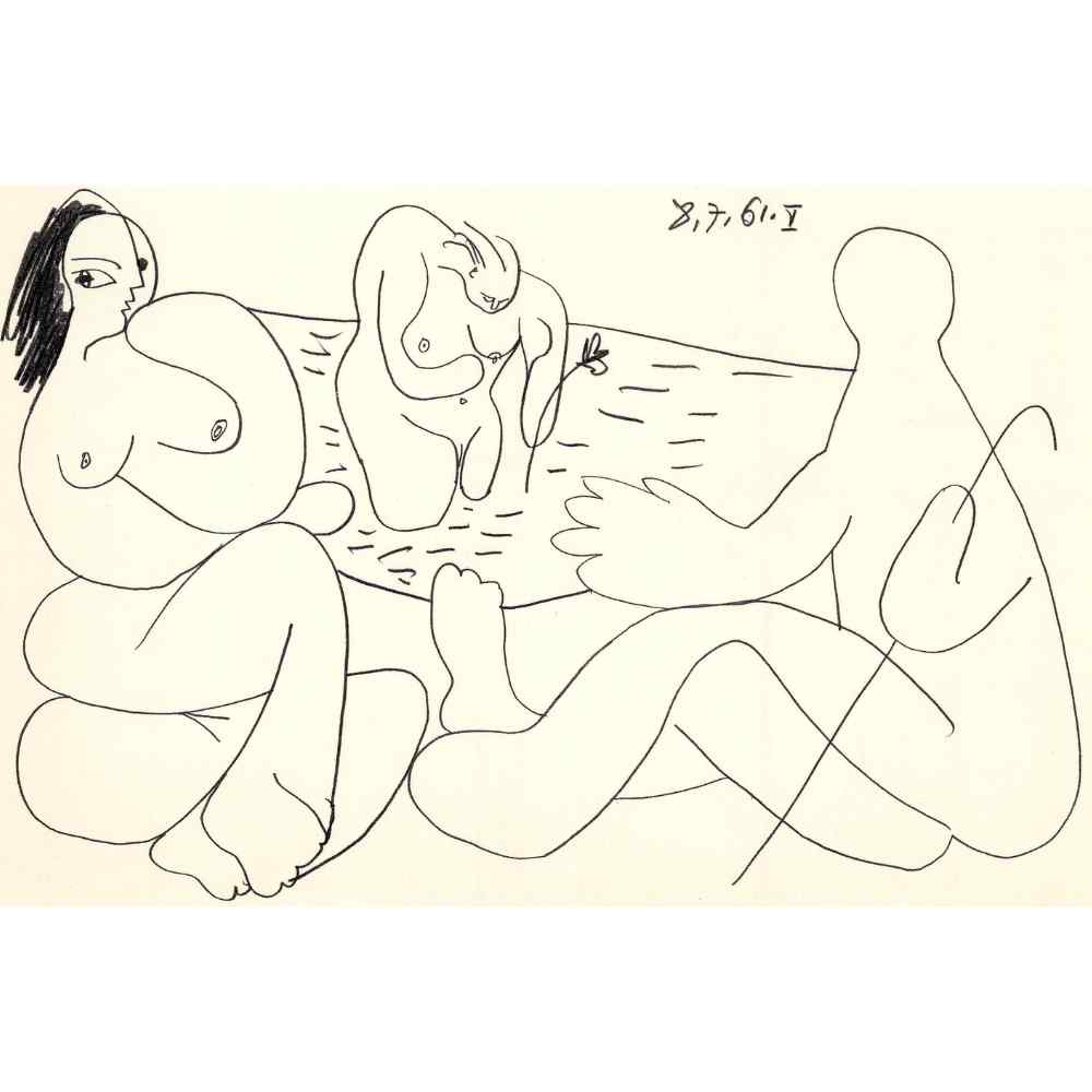 Pablo Picasso - Untitled "Les Dejeuners" XIII Thumbnail