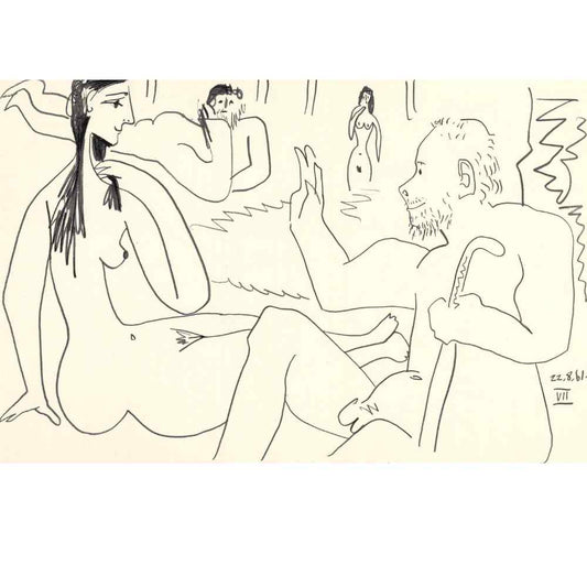 Pablo Picasso - Untitled "Les Dejeuners" XIV Thumbnail