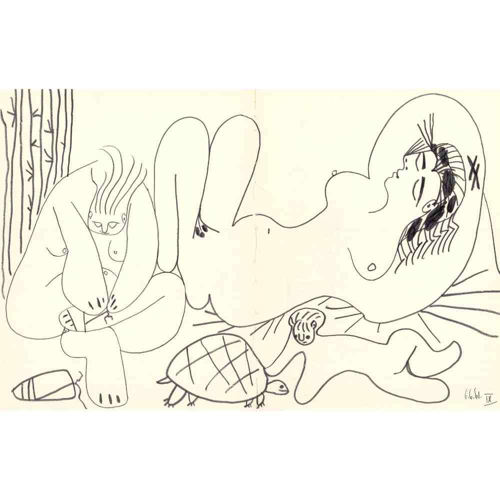 Pablo Picasso - Untitled "Les Dejeuners" XVI Thumbnail