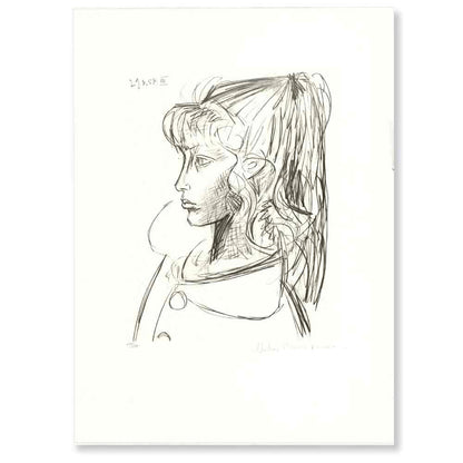 Pablo Picasso; "Sylvette De Profil Gauche" Thumbnail