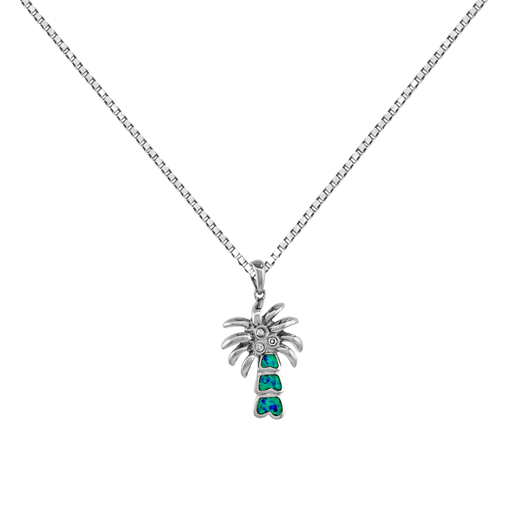 Sterling Silver Mosaic Opal Palm Tree Pendant
Gold & Silver Pawn Shop