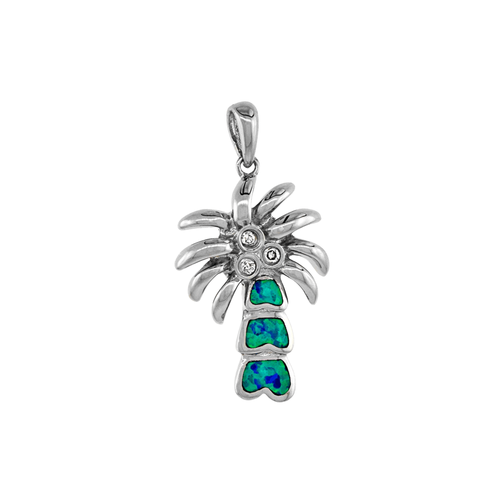 Sterling Silver Mosaic Opal Palm Tree Pendant
Gold & Silver Pawn Shop