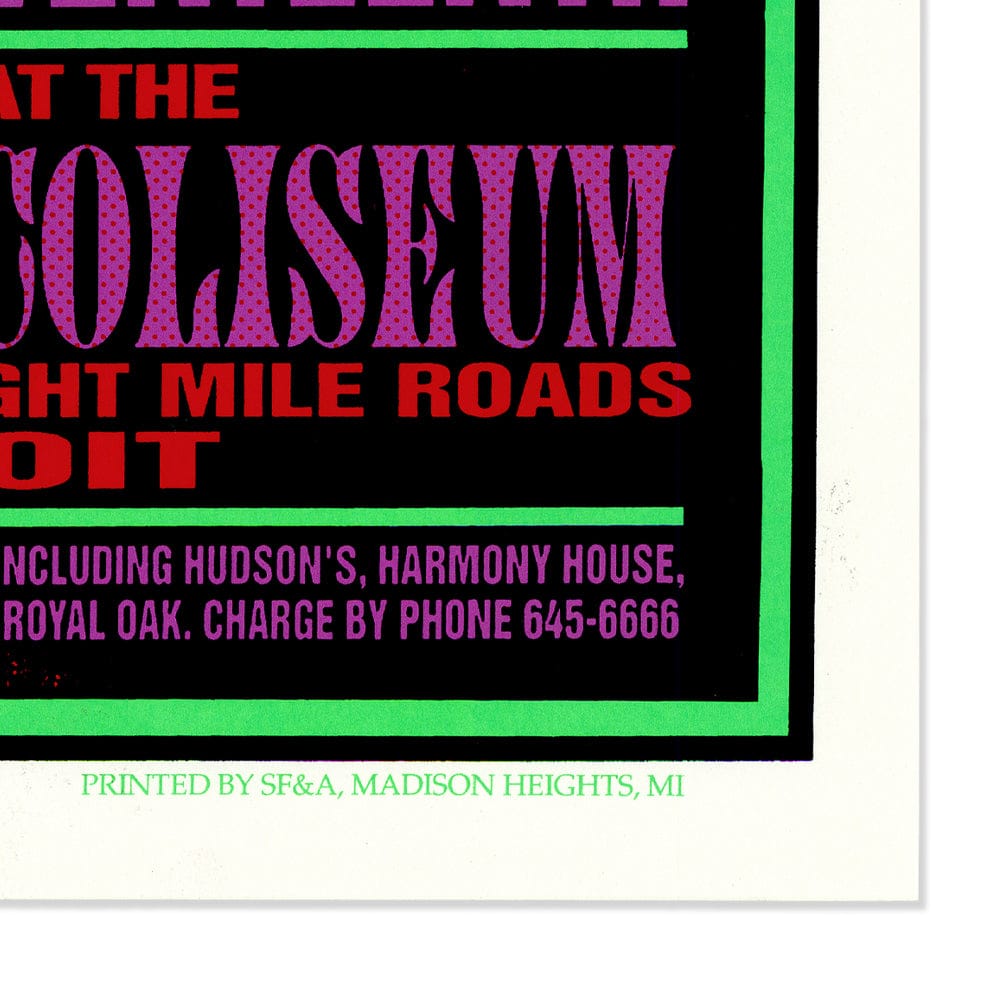 Pantera: Far Beyond Driven Tour 1995, Original Hand Signed Poster Art Gold & Silver Pawn Shop