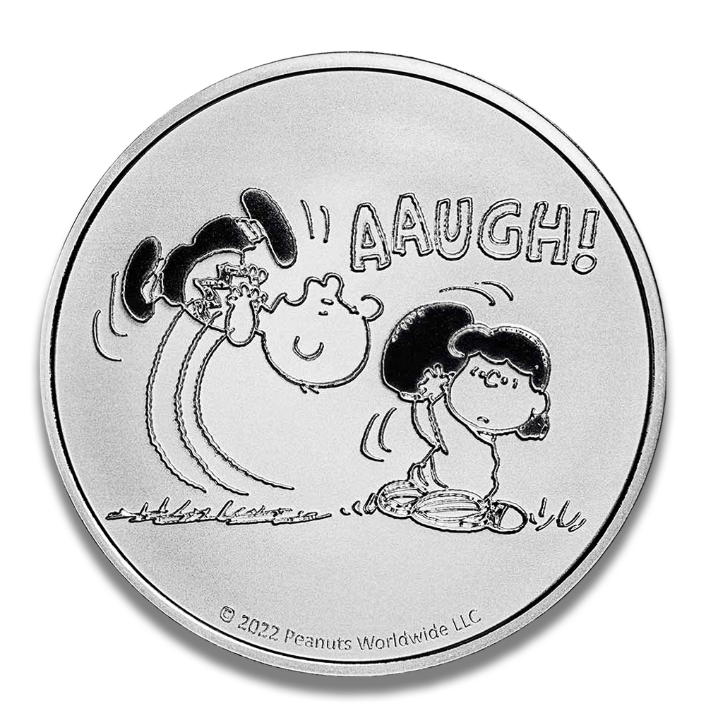 2022 Peanuts “AAUGH!” 1 oz .999 Fine Silver Collectible Round
Gold & Silver Pawn Shop